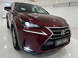 Lexus NX200T Classic 2016 Red 360Cam LED